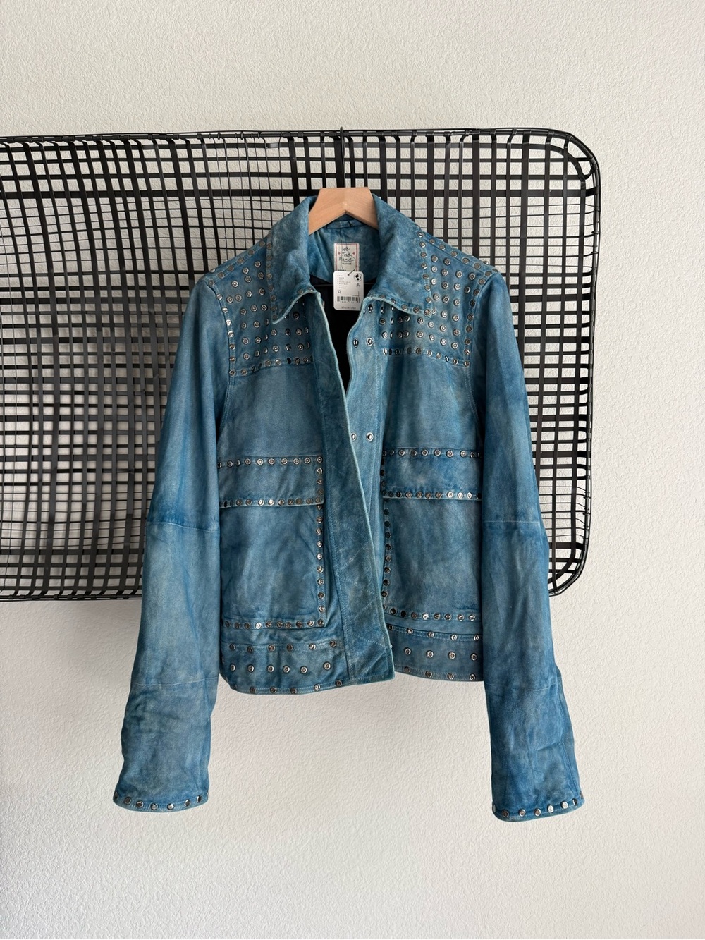 Free people We The Free Suzy Studded Suede Jacket